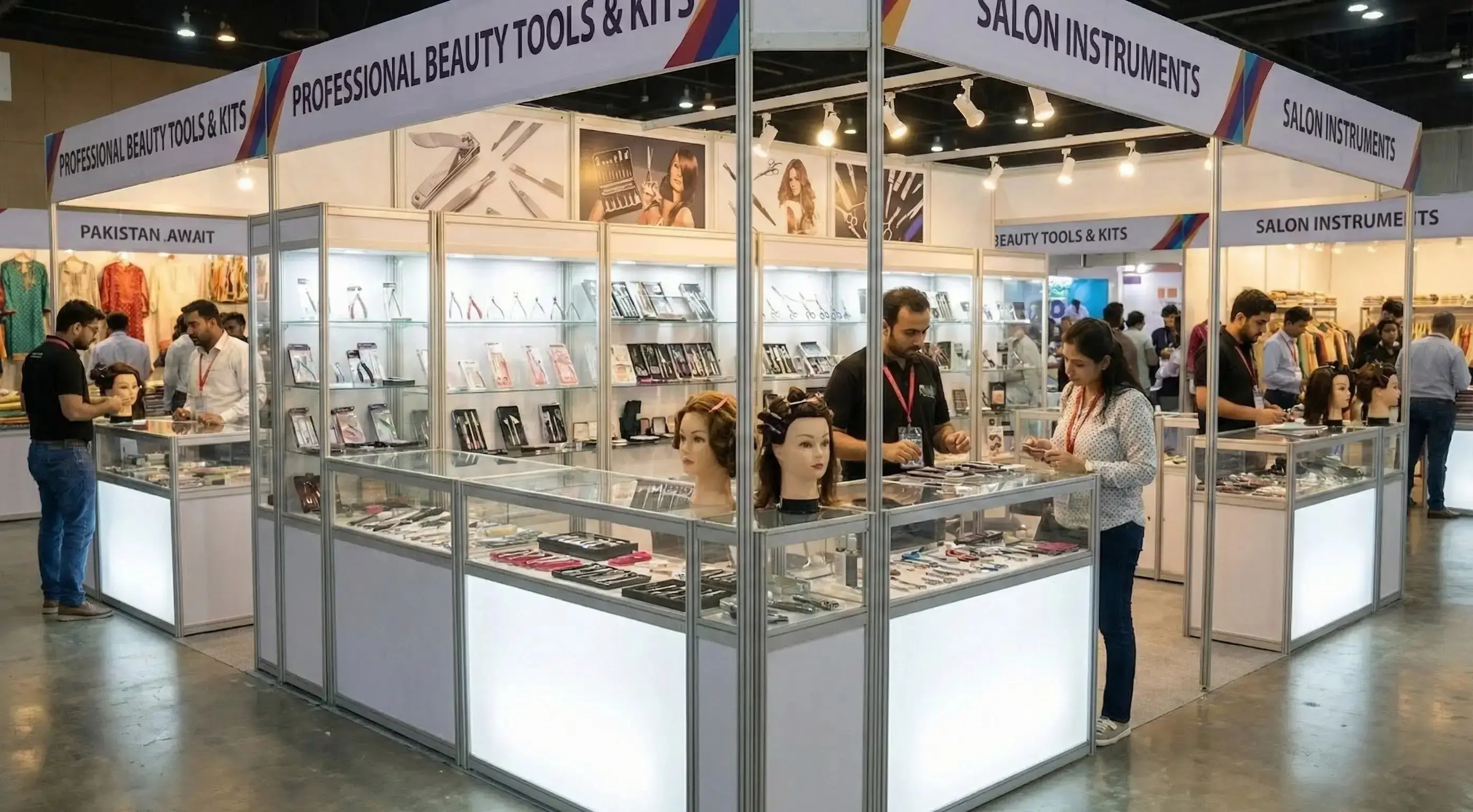 Beauty and salon instruments displayed at Expo USA 2026