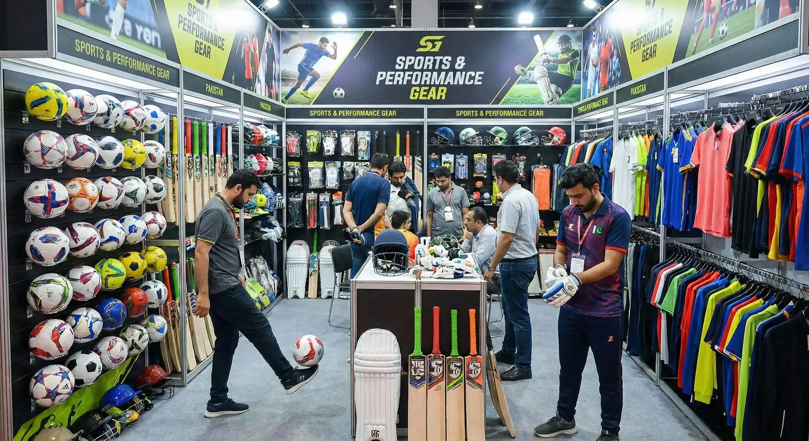 Pakistani leather goods exhibited at Expo USA 2026